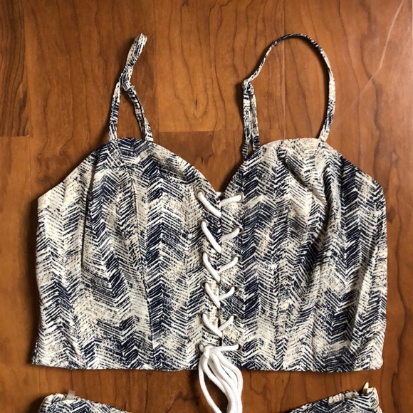 Forever 21 | S | Lace-Up Two Piece Set - Picture 2 of 5